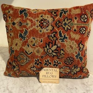Vintage Moroccan rug kilim pillow